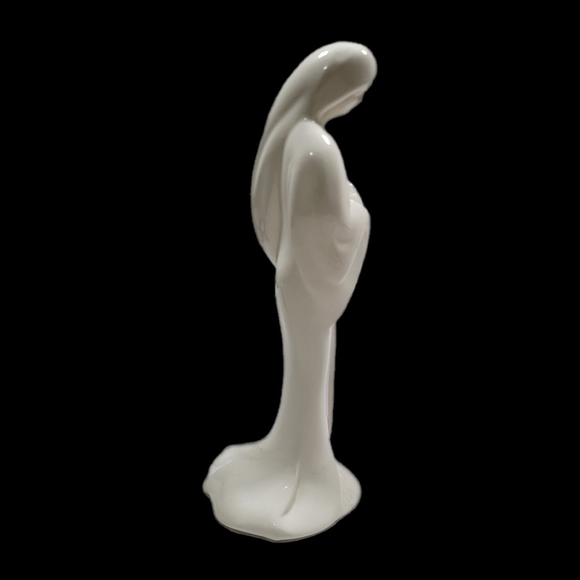 Haeger Pottery #272 Praying Madonna Mary Figurine Statue 11 1/2" Ivory White - Picture 3 of 9
